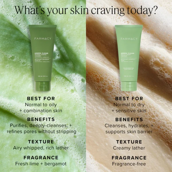 Green Clean Fragrance-Free Gentle Creamy Cleanser 150 ml | 5 oz - Image 6