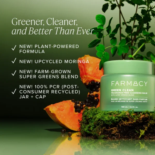 Green Clean Fragrance-Free Cleansing Balm Jumbo 200 ml | 6.8 oz - Image 6