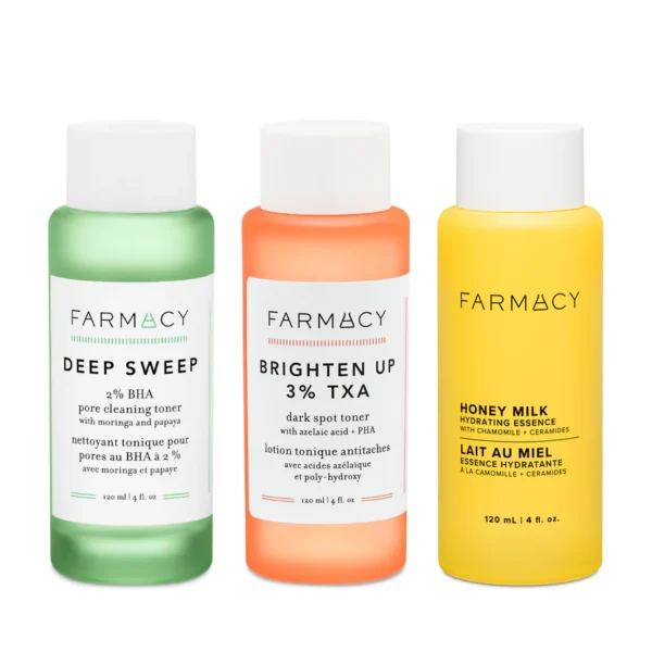Liquid Glow Trio Exfoliate, Hydrate + Brighten