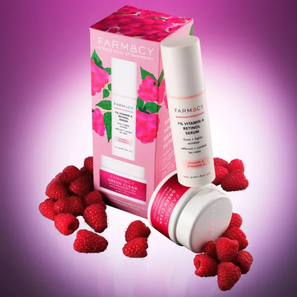 Double Dose of Raspberry Duo Raspberry Skincare: Cleanse, Hydrate + Smooth - Image 3