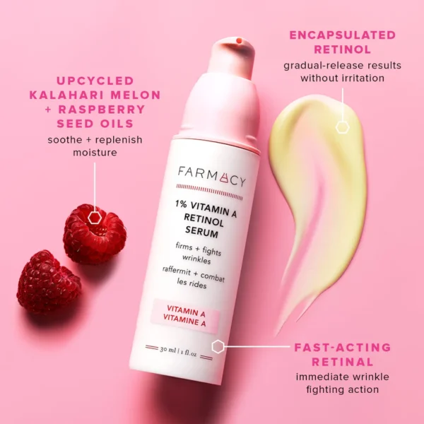 1% Vitamin A Retinol Serum Firms + Targets Fine Lines + Deep Wrinkles - Image 6
