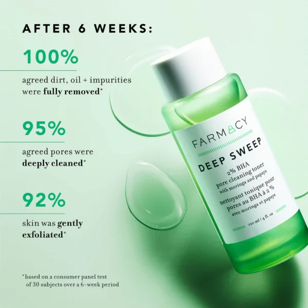Deep Sweep Pore Cleaning 2% BHA Toner 120 ml | 4 oz - Image 5
